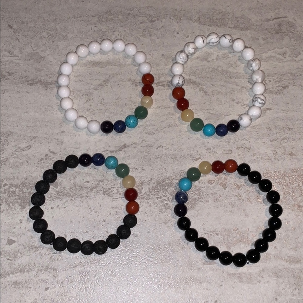 Onyx Chakra bracelet